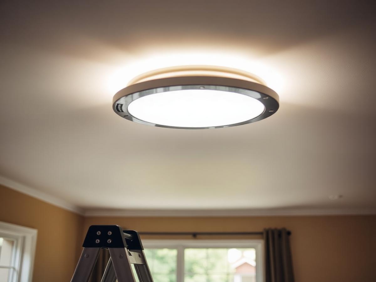Ceiling fixture install