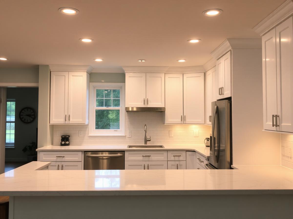 Kitchen recessed lighting